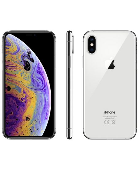 iPhone XS 512 ГБ серебристый задняя крышка ободок и дисплей